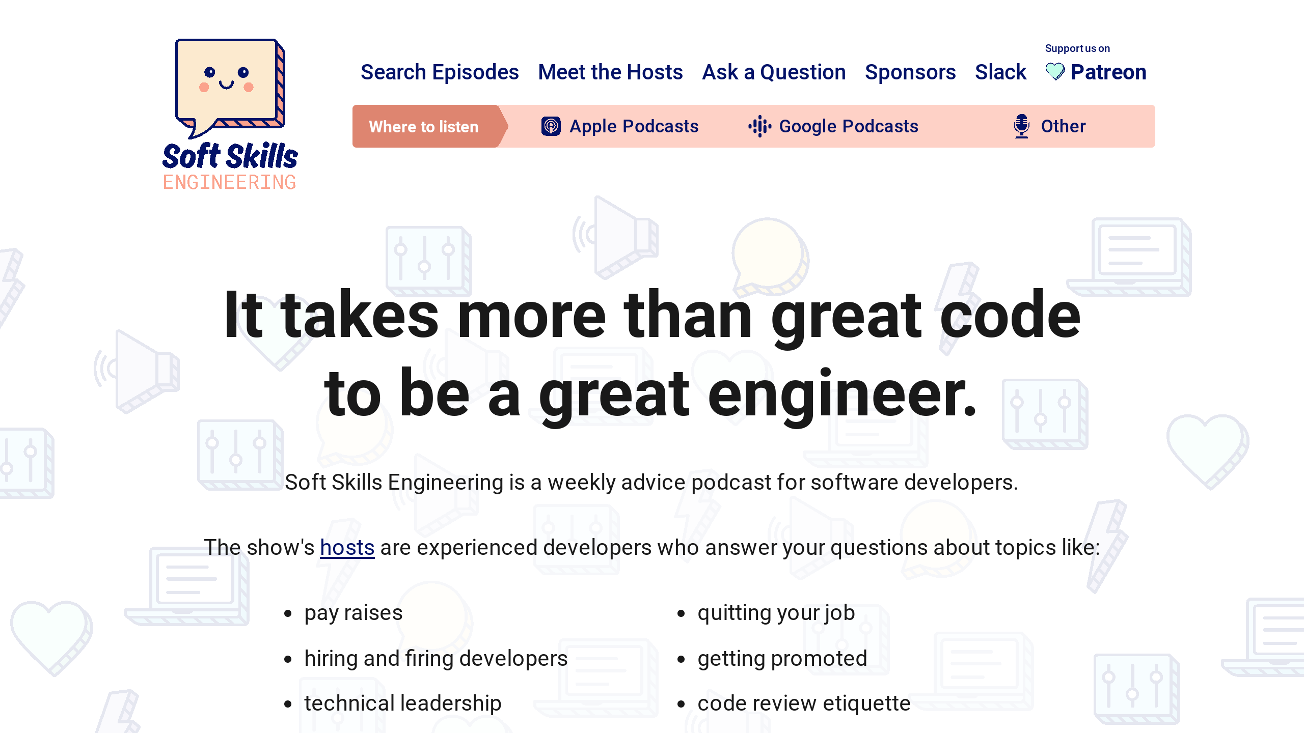 Soft Skills Engineering's website screenshot