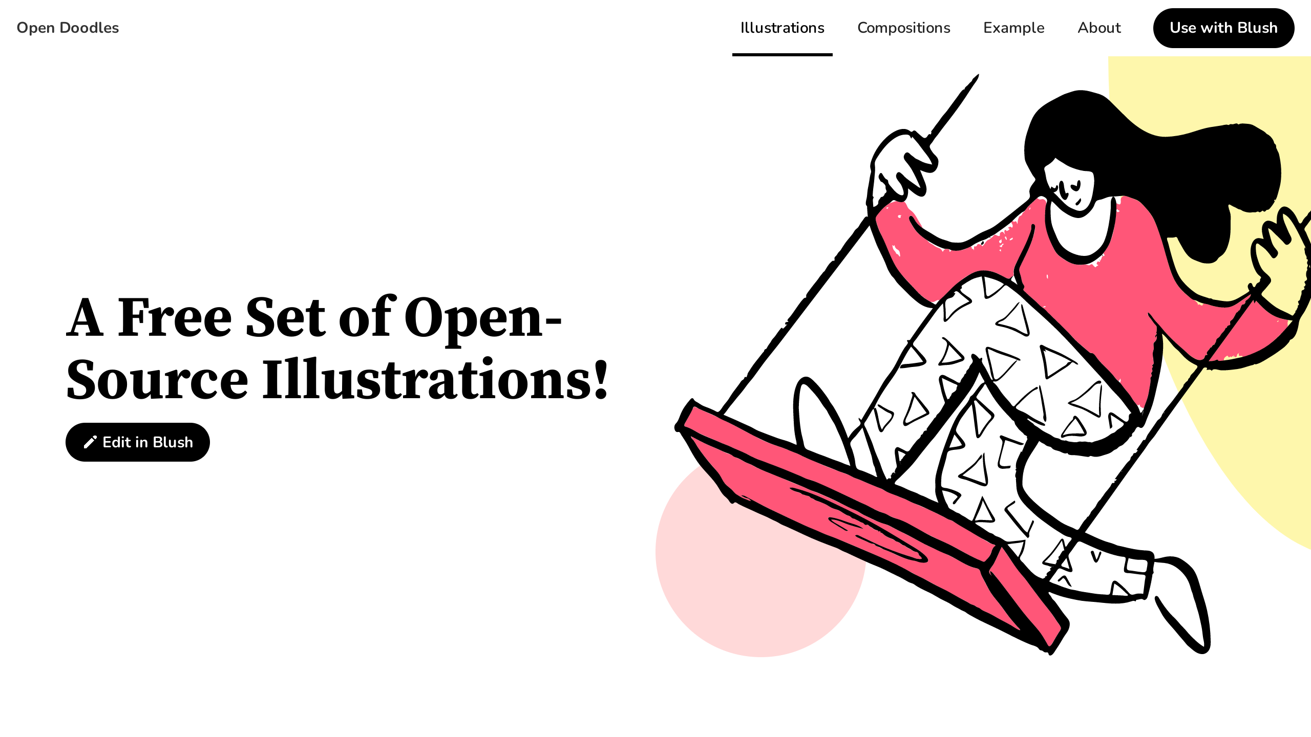 Open Doodles's website screenshot